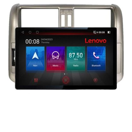Navigáció Toyota Prado 2010-2013 N-347 képernyő 13" 2K 8+128 Android Waze USB navigáció 4G 360 Toslink Youtube Rad