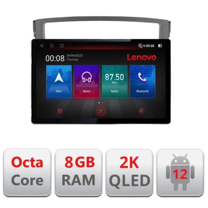 Navigáció Mitsubishi Pajero N-452 képernyő 13" 2K 8+128 Android Waze USB navigáció 4G 360 Toslink Youtube Rádió KI