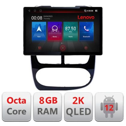 Navigáció Renault Clio 4 V1 N-467 képernyő 13" 2K 8+128 Android Waze USB navigáció 4G 360 Toslink Youtube Rádió KI