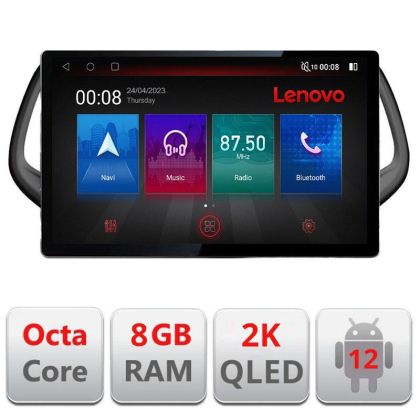 Navigatie Jeep Compass 2017 N-739 ecran 13" 2K 8+128 Android Waze USB Navigatie 4G 360 Toslink Youtube Radio KI