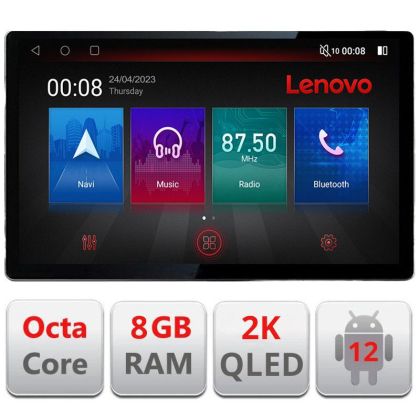 Navigáció Citroen Berlingo 2019- N-berlingo18 képernyő 13" 2K 8+128 Android Waze USB Navigáció 4G 360 Toslink Yout