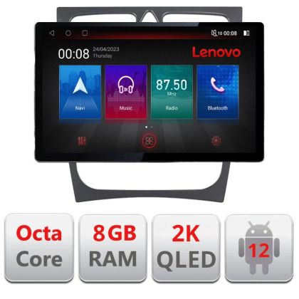 Navigatie Mercedes C W203 2001-2007 N-clk ecran 13" 2K 8+128 Android Waze USB Navigatie 4G 360 Toslink Youtube