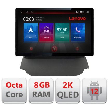 Navigáció Ford Ecosport 2017- N-ECOSPORT képernyő 13" 2K 8+128 Android Waze USB Navigáció 4G 360 Toslink Youtube R