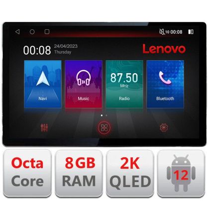 Navigatie Skoda Fabia 2 2009-2014 ecran 13" 2K 8+128 Android Waze USB Navigatie 4G 360 Toslink Youtube Radio KI