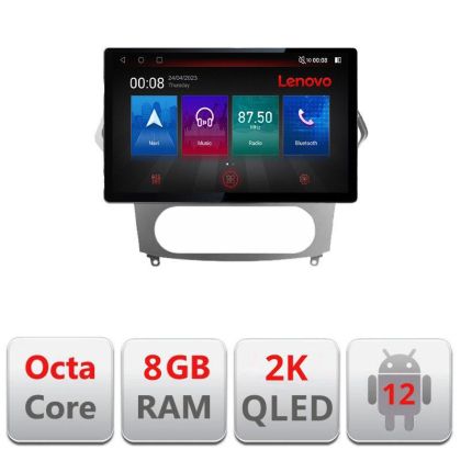 Navigatie Ford Mondeo 2006-2010 N-MONDEO-AC ecran 13" 2K 8+128 Android Waze USB Navigatie 4G 360 Toslink Youtub