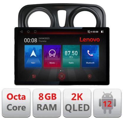 Navigatie Dacia Sandero Logan 2012-2020 N-sandero ecran 13" 2K 8+128 Android Waze USB Navigatie 4G 360 To