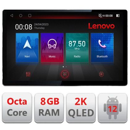 Navigáció Kia Sorento 2012-2015 N-SORENTO12 képernyő 13" 2K 8+128 Android Waze USB Navigáció 4G 360 Toslink Youtube