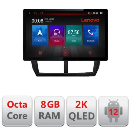 Navigáció Subaru Forester 2007-2013 N-SU01 képernyő 13" 2K 8+128 Android Waze USB Navigáció 4G 360 Toslink Youtube