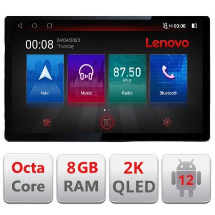 Navigatie Fiat Tipo 2015-2021 N-TIPO ecran 13" 2K 8+128 Android Waze USB Navigatie 4G 360 Toslink Youtube Radio