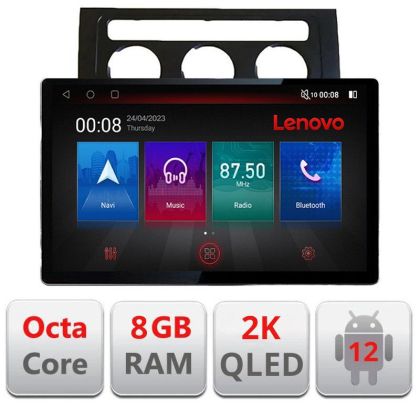 Navigáció VW Touran 2003-2009 automata klíma N-touran2 képernyő 13" 2K 8+128 Android Waze USB Navigáció 4G 360° Tos