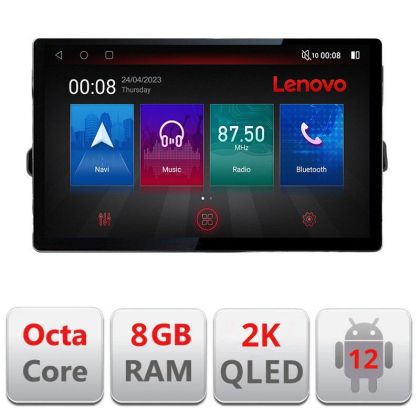 Navigáció Toyota Prius 2009-2014 N-TY39 képernyő 13" 2K 8+128 Android Waze USB Navigáció 4G 360 Toslink Youtube Ra