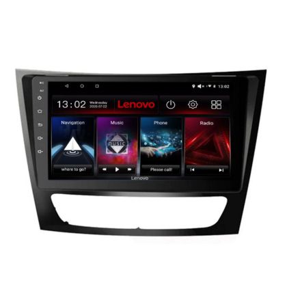 Navigáció Mercedes W211 W219 Lenovo Kit-090 8 magos 6+128 GB Android Waze USB Internet Navigáció Youtube Rádió