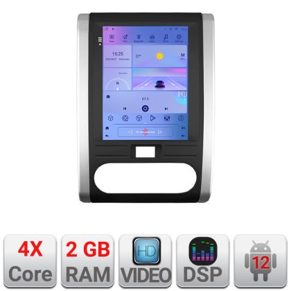 Navigáció típusa Tesla Nissan X-Trail 2008-2012 rádió gps internet 4 magos Carplay android auto 2+32 kit-tesla-001+EDT-E