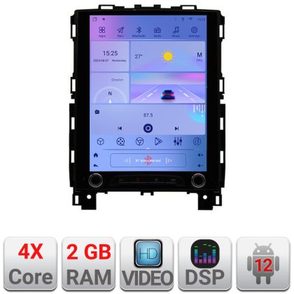 Navigáció Renault Megane 4 2016-2024 navival Tesla rádió GPS internet 4 Core Carplay Android Auto 2+32 Tesla készlet