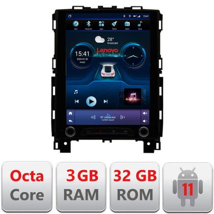 Navigáció Renault Megane 4 2016-2024 Tesla rádióval CD-s tesla rádió gps internet 8 Core 3+32 4G Carplay android auto kit-t