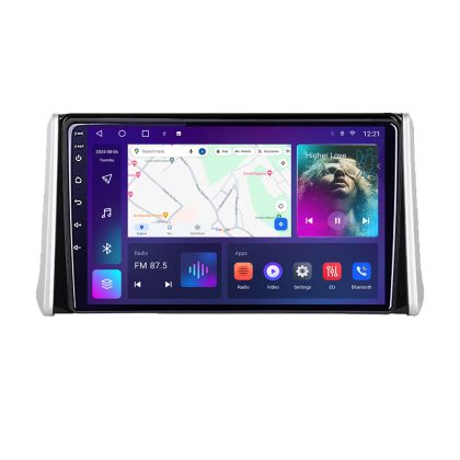Navigáció Toyota RAV4 2018 Android QLED képernyő nyolcmagos 4+64 carplay android auto KIT-RAV4+EDT-E309V3 v1