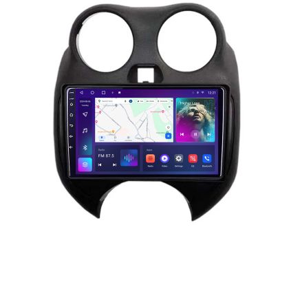 Navigatie Nissan Micra 2010-2014 Android radio gps internet quad core 4+64 carplay android auto KIT-micra2010+EDT-E309v3