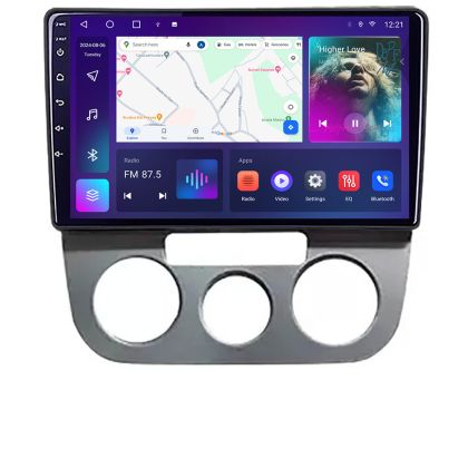 Navigatie VW Golf 5 2004-2010 clima manuala Android radio gps internet quad core 4+64 carplay android auto KIT-golf5-manual+EDT-E310v3