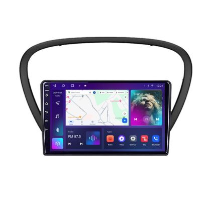 Navigáció Peugeot 607 Android rádió gps internet négymagos 4+64 Carplay android auto Kit-607+EDT-E309v3