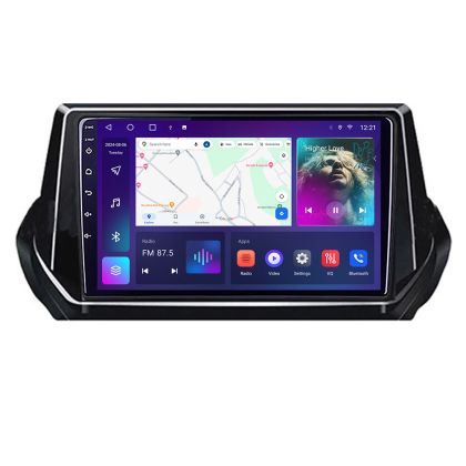 Navigatie Peugeot 2008 2020- Android radio gps internet quad core 4+64 carplay android auto Kit-209-2020+EDT-E309v3
