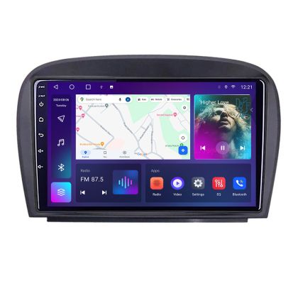 Navigatie Mercedes SL W230 2004-2011 B-W230 Android Ecran QLED octa core 4+64 carplay android auto KIT-w230+EDT-E309V3