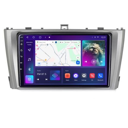 Navigáció Toyota Avensis 2009-2015 B-TY12 Android QLED képernyő octa core 4+64 Carplay android autó KIT-TY12+EDT-E309V3