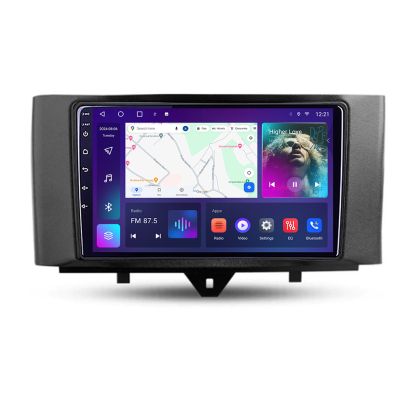 Navigáció Smart For Two 2010-2015 B-Smart10 Android QLED képernyő octa core 4+64 Carplay android auto KIT-SMART10+EDT-E309V3