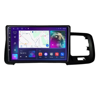Navigatie Volvo S60 2014-2018 sistem Sensus Connect B-s60-14 Android Ecran QLED octa core 4+64 carplay android auto kit-s60-14+EDT-E309V3