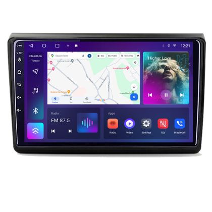 Navigáció Fiat BRAVO 2007-2014 B-BRAVO Android QLED képernyő octa core 4+64 Carplay android auto KIT-BRAVO+EDT-E309V3