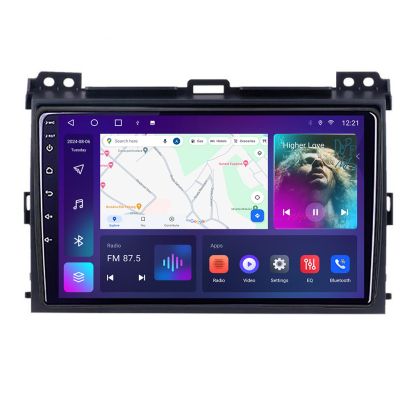 Navigáció Toyota Prado 2007- B-456 Android Kijelző QLED Octa Core 4+64 CarPlay Android Auto KIT-456+EDT-E309V3