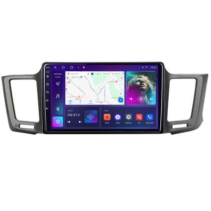 Toyota RAV4 B-247 navigáció Android képernyő QLED octa core 4+64 carplay android auto KIT-247+EDT-E309V3