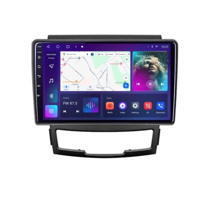 Navigáció Ssangyong Korando 2011-2013 B-159 Android Kijelző QLED Octa Core 4+64 CarPlay Android Auto KIT-159+EDT-E309V3