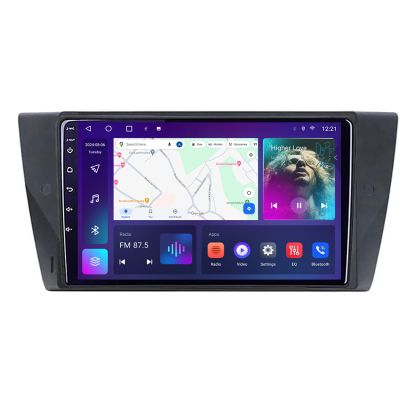 Navigatie BMW Seria 3 E90 B-095 Android Ecran QLED octa core 4+64 carplay android auto KIT-095+EDT-E309V3