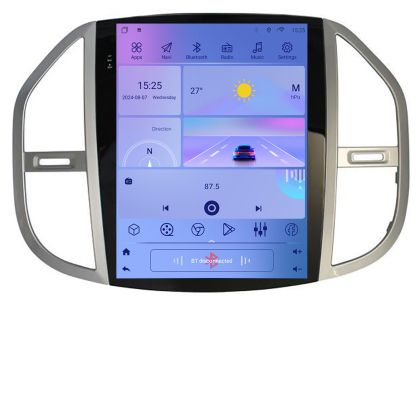 Navigatie Mercedes Vito 2016- tip tesla radio gps internet 4 Core carplay android auto 2+32 kit-tesla-068+EDT-E220