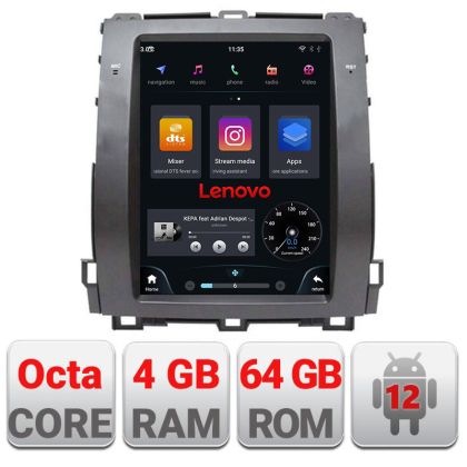 Navigáció Toyota Prado J120 high type Tesla rádió gps internet Qualcomm 8X 8+128 360 4G Carplay android autóskészlet-tesla-456-high+ v1