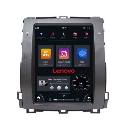 Navigatie Toyota Prado J120 low tip tesla radio gps internet Qualcomm 8X 8+128 360 4G carplay android auto  kit-tesla-456-low v1