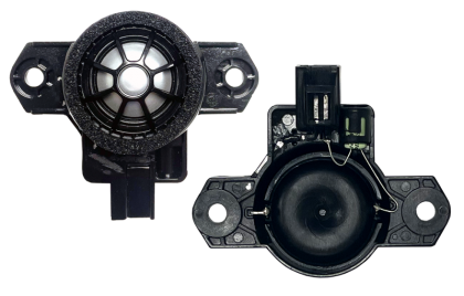 Set 2 Difuzoare tweeter Volvo S/V/XC 2016+, 40 W cu cupolă din titan de 25 mm, Tonuri excelente de înaltă frecvență, Phoenix Gold, ﻿ZDSV25T