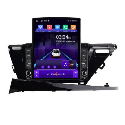 NavigációToyota Camry 2017-2021 KIT-camry-2018 TESLA típusú képernyő 9.7" Android Rádió Bluetooth Internet GPS WIFI 2+32 DSP Quad