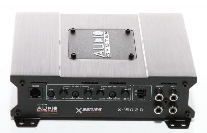 Audio System X-150.2 D erősítő, 2 x 250 watt, 2 vagy 4 ohm, D osztály