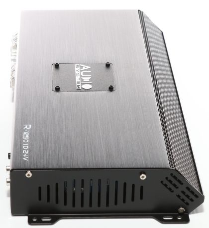 Audio System R-1250.1 D 24V erősítő, 1 x 1250 watt, monoblokk, 1 x 2 vagy 4 ohm impedanciával, D osztályú teherautó mélynyomóhoz