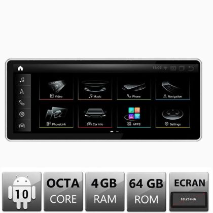 Navigáció Audi Q2 2018- 4+64 képernyő 10.25 qled gps android bluetooth 4g internet wifi