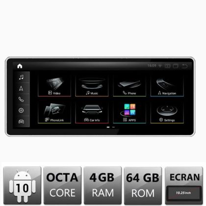 Navigáció Audi Q7 2015-2020 4+64 képernyő 10.25 qled gps android bluetooth 4g internet wifi