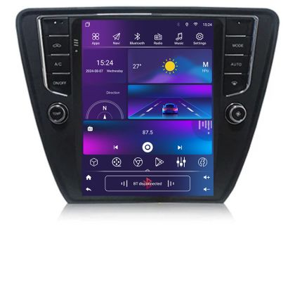 Navigatie Skoda Octavia 3,Qled 9.7" Qled 4+32 360 Android wifi 4G carplay android auto kit-tesla-045+EDT-E420