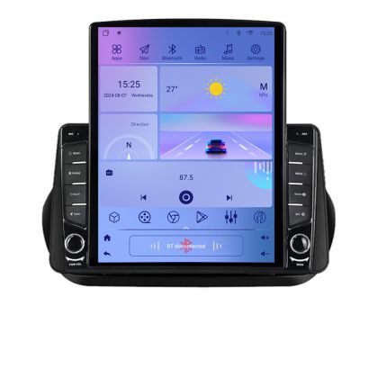 Navigatie Peugeot Bipper, CitroenNemo, Fiat Qubo 2008-2017 Android radio gps internet quad core 2+32 ecran vertical 9.7" Kit-bipper+EDT-E708 v2
