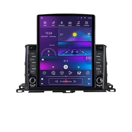 Navigáció Toyota Highlander 2013-2018 Android rádió gps internet négymagos 2+32 függőleges képernyő 9.7" KIT-highlander13+EDT-E708