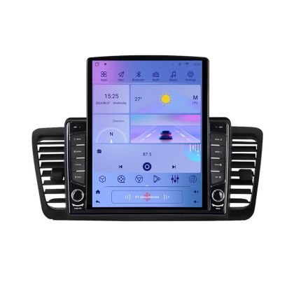 Navigáció Subaru Outback Legacy K-SU02 TESLA típusú képernyő 9.7" Android Rádió Bluetooth Internet GPS WIFI 2+32 DSP Quad