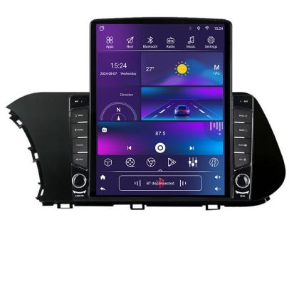 Navigáció Hyundai I20 2020- K-i20 TESLA típusú képernyő 9.7" Android Rádió Bluetooth Internet GPS WIFI 2+32 DSP Négymagos