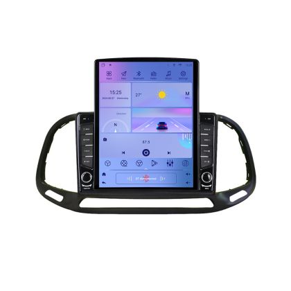 Navigáció Fiat Doblo 2015-2018 K-DOBLO15 TESLA típusú 9.7"-os képernyővel Android Rádió Bluetooth Internet GPS WIFI 2+32 DSP Qu