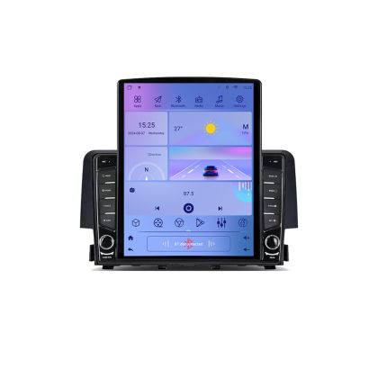Honda Civic 2016-2020 K-669 TESLA típusú navigáció 9.7"-os képernyővel, Android Rádióval, Bluetooth Internettel, GPS-szel, WIFI-vel, 2+32 DSP Quad