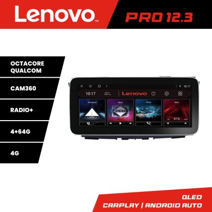 Navigáció Mazda 5 Lenovo PRO 4+64 12,3 hüvelykes qled android 4G DSP gps internet Kit-117